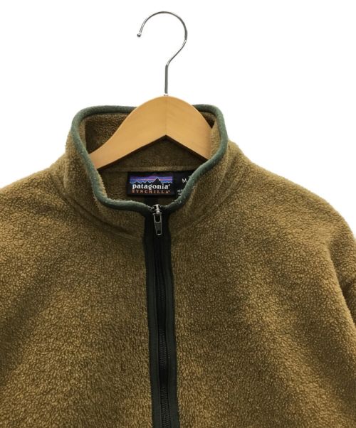 Patagonia SYNCHILLA（パタゴニア シンチラ）Patagonia SYNCHILLA (パタゴニアシンチラ) フリースジャケット ブラウン サイズ:Mの古着・服飾アイテム