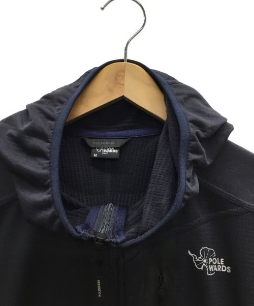 POLEWARDS（ポールワーズ）POLEWARDS (ポールワーズ) TECHFACE STRETCH HOODIE ネイビー サイズ:Mの古着・服飾アイテム