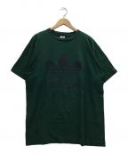 adidasアディダス）の古着「トレフォルロゴTシャツ」｜グリーン
