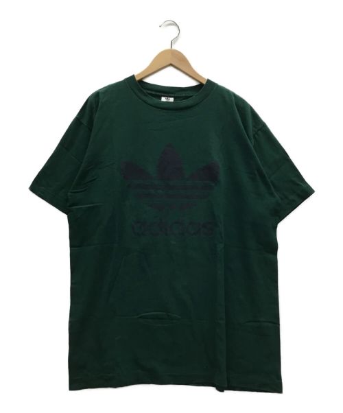 adidas（アディダス）adidas (アディダス) トレフォルロゴTシャツ グリーン サイズ:Lの古着・服飾アイテム