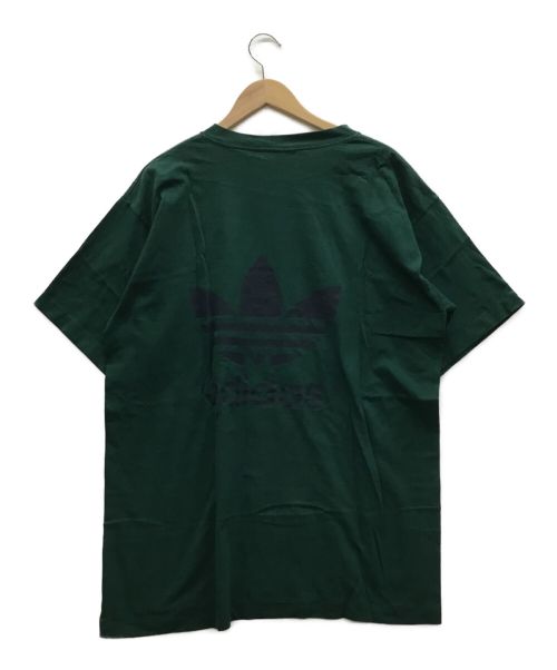 adidas（アディダス）adidas (アディダス) トレフォルロゴTシャツ グリーン サイズ:Lの古着・服飾アイテム