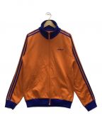 adidasアディダス）の古着「トラックジャケット」｜オレンジ×ブルー