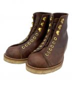 REVIVAL 90% PRODUCTS Varde77リバイバルナインティパーセントプロダクツバイバルデセブンティセブン）の古着「レースアップブーツ」｜ブラウン