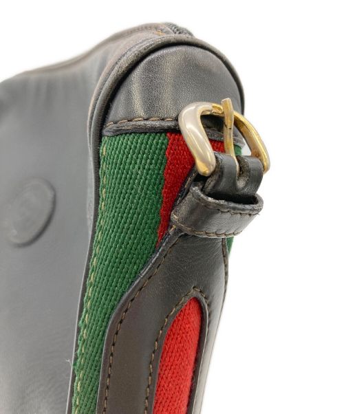 GUCCI（グッチ）GUCCI (グッチ) クラッチバッグ ブラックの古着・服飾アイテム