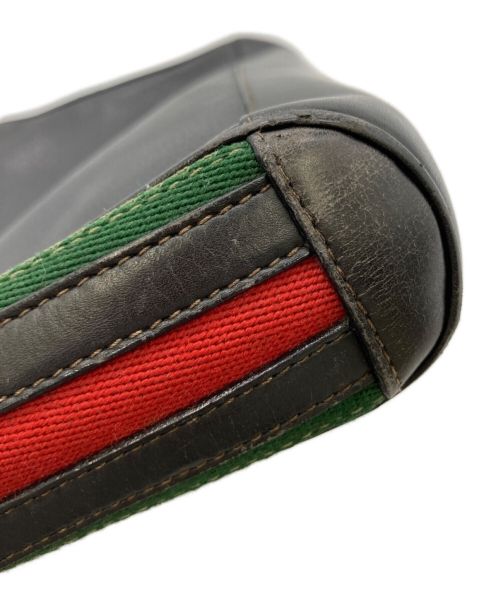 GUCCI（グッチ）GUCCI (グッチ) クラッチバッグ ブラックの古着・服飾アイテム