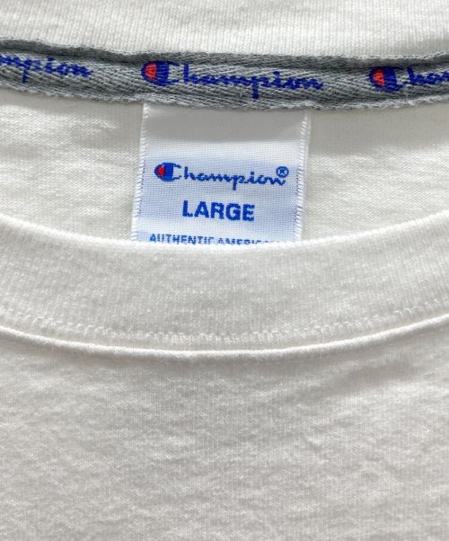 Champion（チャンピオン）Champion (チャンピオン) Tシャツ ホワイト サイズ:Lの古着・服飾アイテム