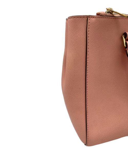 MICHAEL KORS（マイケルコース）MICHAEL KORS (マイケルコース) トートバッグ ピンクの古着・服飾アイテム