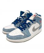 NIKEナイキ）の古着「JORDAN 1 MID SE White/Hyper Royal-Red（エアジョーダン 1 ミッド SE ホワイト/ハイパー ロイヤル-レッド）」｜White/Hyper Royal/Re