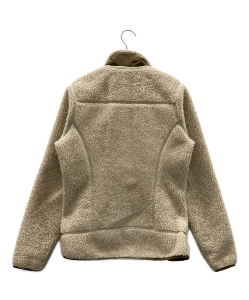 Patagonia（パタゴニア）Patagonia (パタゴニア) ボアジャケット ホワイト×カーキ サイズ:Sの古着・服飾アイテム