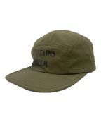 CAPTAINS HELMキャプテンズヘルム）の古着「ミリタリーロゴキャップ」｜カーキ