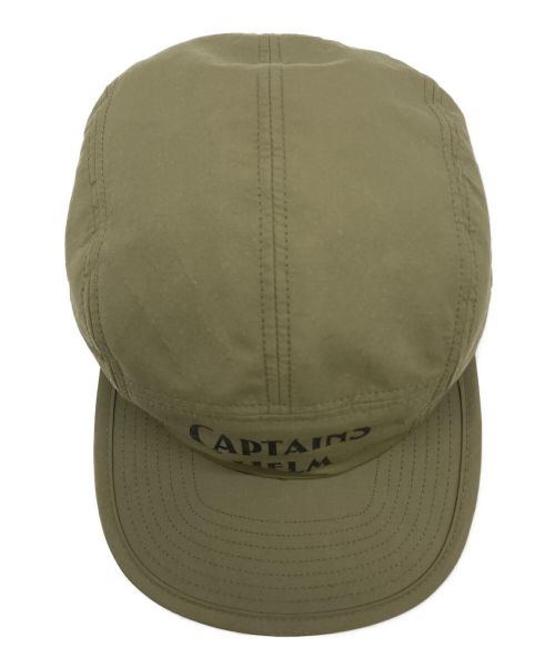CAPTAINS HELM（キャプテンズヘルム）CAPTAINS HELM (キャプテンズヘルム) ミリタリーロゴキャップ カーキの古着・服飾アイテム