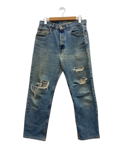 LEVI'S（リーバイス）LEVI'S (リーバイス) ダメージ加工デニムパンツ ブルー サイズ:W32の古着・服飾アイテム