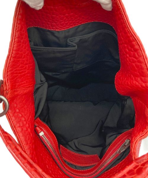 ALEXANDER WANG（アレキサンダー・ワン）ALEXANDER WANG (アレキサンダーワン) スタッズワンショルダーバッグ レッドの古着・服飾アイテム