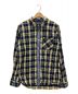 BEAMS（ビームス）の古着「チェックシャツ」｜イエロー×ネイビー