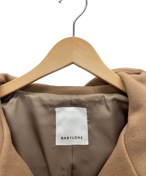 BABYLONE（バビロン）BABYLONE (バビロン) ロングダッフルコート キャメル サイズ:36の古着・服飾アイテム