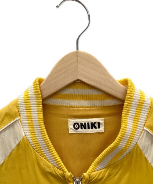 ONIKI（オニキ）ONIKI (オニキ) スカジャン イエロー サイズ:Mの古着・服飾アイテム