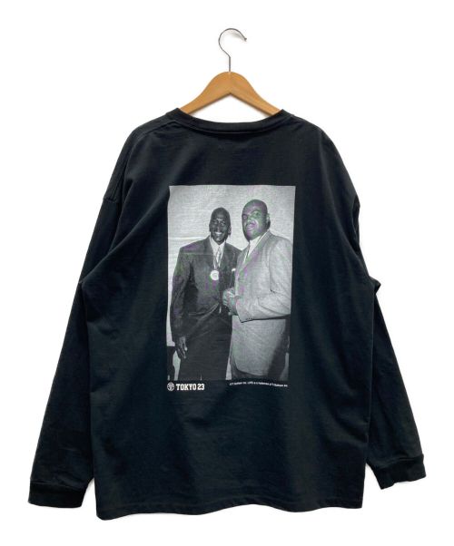 TOKYO 23（トウキョウニジュウサン）TOKYO 23 (トウキョウニジュウサン) LIFE magazine (ライフマガジン) ロングスリーブTシャツ ブラック サイズ:XLの古着・服飾アイテム