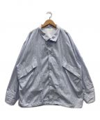 GOODNEIGHBORS SHIRTSグッドネイバーズシャツ）の古着「シャツ」｜ブルー×ホワイト