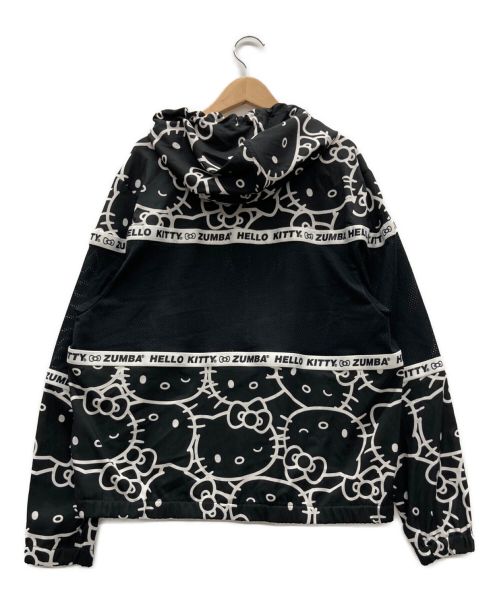 ZUMBA WEAR（ズンバウェア）ZUMBA WEAR (ズンバウェア) HELLO KITTY (ハローキティ) ジップパーカー ブラック サイズ:Lの古着・服飾アイテム