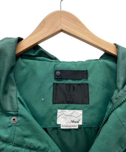 URBAN RESEARCH（アーバンリサーチ）URBAN RESEARCH (アーバンリサーチ) NANGA (ナンガ) マウンテンパーカー グリーン サイズ:Lの古着・服飾アイテム