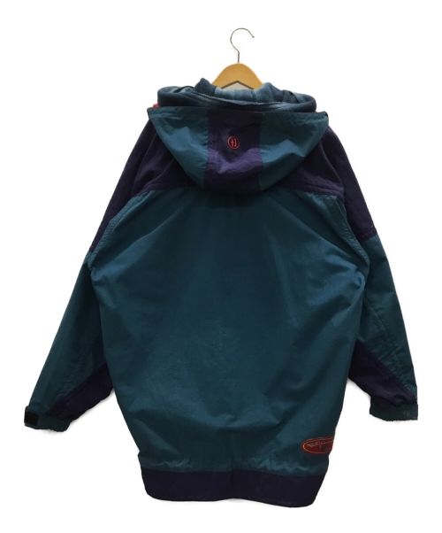 DESCENTE（デサント）DESCENTE (デサント) スノーボードウェア(ジャケット) ネイビー×グリーンの古着・服飾アイテム