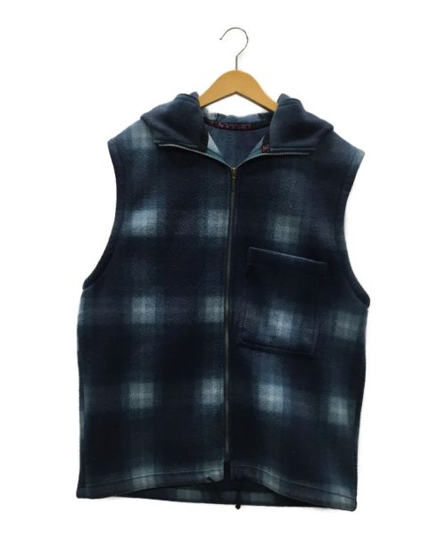 DESCENTE（デサント）DESCENTE (デサント) スノーボードウェア(ジャケット) ネイビー×グリーンの古着・服飾アイテム