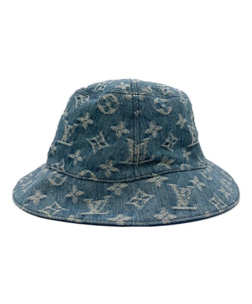 LOUIS VUITTON（ルイ ヴィトン）LOUIS VUITTON (ルイ ヴィトン) バケットハット ブルーの古着・服飾アイテム
