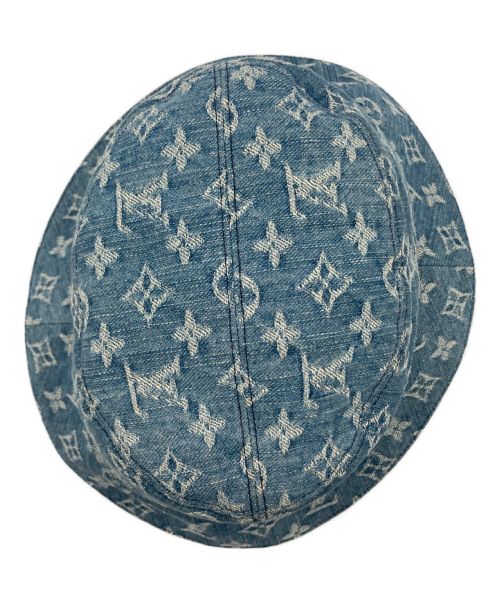 LOUIS VUITTON（ルイ ヴィトン）LOUIS VUITTON (ルイ ヴィトン) バケットハット ブルーの古着・服飾アイテム
