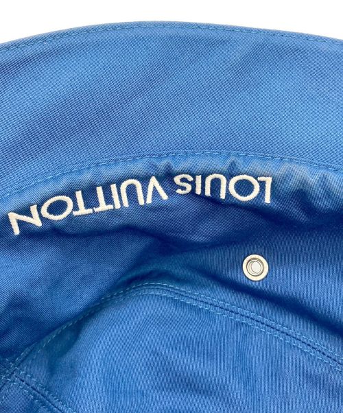 LOUIS VUITTON（ルイ ヴィトン）LOUIS VUITTON (ルイ ヴィトン) バケットハット ブルーの古着・服飾アイテム