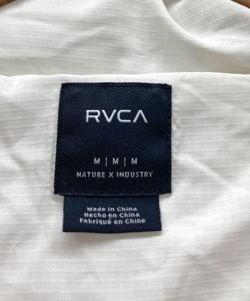 RVCA（ルーカ）RVCA (ルーカ) 中綿ベスト ホワイト サイズ:Mの古着・服飾アイテム