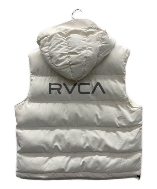 RVCA（ルーカ）RVCA (ルーカ) 中綿ベスト ホワイト サイズ:Mの古着・服飾アイテム