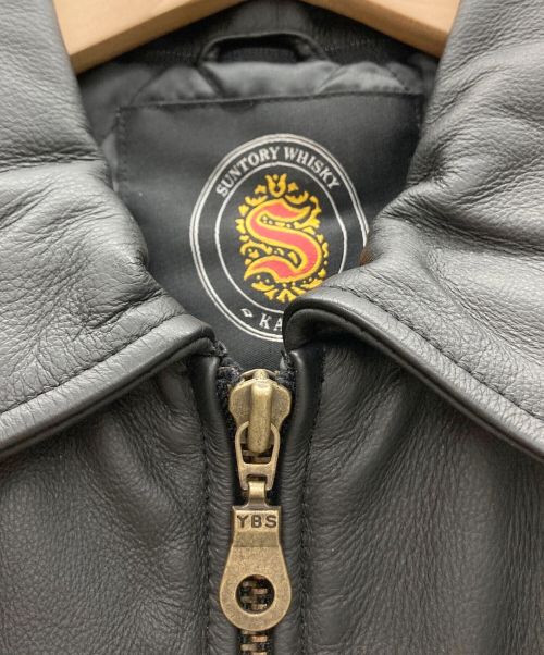 SUNTORY（サントリー）SUNTORY (サントリー) レザージャケット ブラック サイズ:LLの古着・服飾アイテム