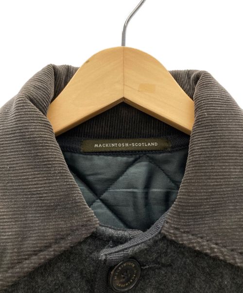 MACKINTOSH（マッキントッシュ）MACKINTOSH (マッキントッシュ) キルティングジャケット チャコールグレー サイズ:36の古着・服飾アイテム