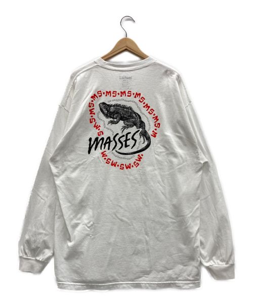 MASSES（マシス）MASSES (マシス) ロングスリーブカットソー ホワイト サイズ:XLの古着・服飾アイテム