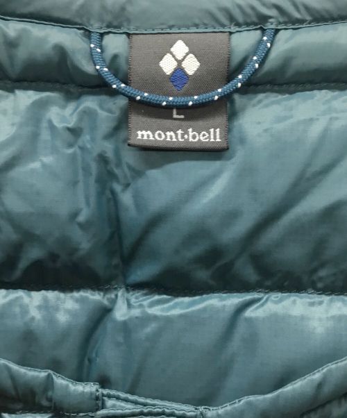 mont-bell（モンベル）mont-bell (モンベル) ダウンベスト ブルー サイズ:Lの古着・服飾アイテム
