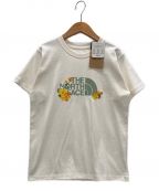 THE NORTH FACEザ ノース フェイス）の古着「ショートスリーブエンブロイドロゴT」｜ホワイト