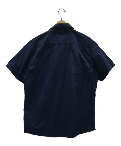 MOUNTAIN HARD WEAR（マウンテンハードウェア）MOUNTAIN HARD WEAR (マウンテンハードウェア) 半袖ボタンダウンシャツ ブルー サイズ:Lの古着・服飾アイテム