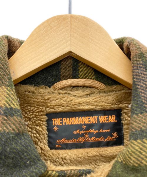 the parmanent wear（ザ・パーマネントウェア）the parmanent wear (ザ・パーマネントウェア) ウールジャケット グリーン×ブラウン サイズ:Sの古着・服飾アイテム