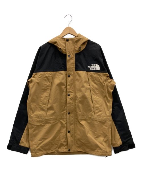 THE NORTH FACE（ザ ノース フェイス）THE NORTH FACE (ザ ノース フェイス) マウンテンライトジャケット ブラウン×ブラック サイズ:XLの古着・服飾アイテム