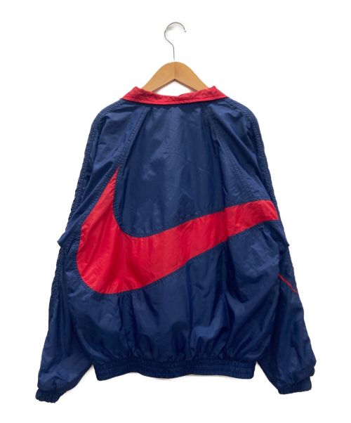 NIKE（ナイキ）NIKE (ナイキ) ナイロンジャケット ネイビー×レッド サイズ:XLの古着・服飾アイテム
