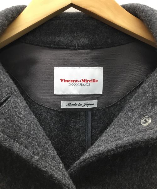 VINCENT ET MIREILLE（ヴァンソンエミレイユ）VINCENT ET MIREILLE (ヴァンソンエミレイユ) コート グレー サイズ:36の古着・服飾アイテム
