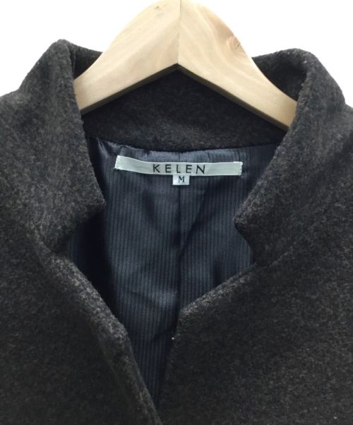 kelen（ケレン）kelen (ケレン) チェスターコート ブラウン サイズ:Mの古着・服飾アイテム