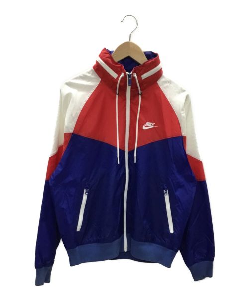 NIKE（ナイキ）NIKE (ナイキ) ナイロンジャケット トリコロールカラー サイズ:Sの古着・服飾アイテム