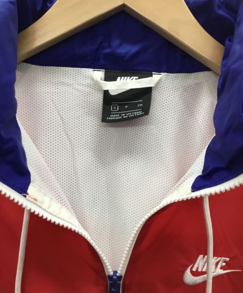 NIKE（ナイキ）NIKE (ナイキ) ナイロンジャケット トリコロールカラー サイズ:Sの古着・服飾アイテム