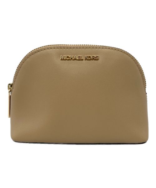 MICHAEL KORS（マイケルコース）MICHAEL KORS (マイケルコース) ポーチ ベージュの古着・服飾アイテム