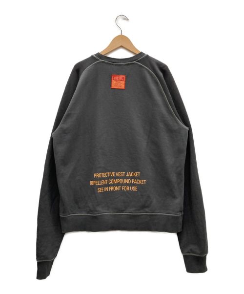 DIESEL（ディーゼル）DIESEL (ディーゼル) スウェット グレー サイズ:Lの古着・服飾アイテム