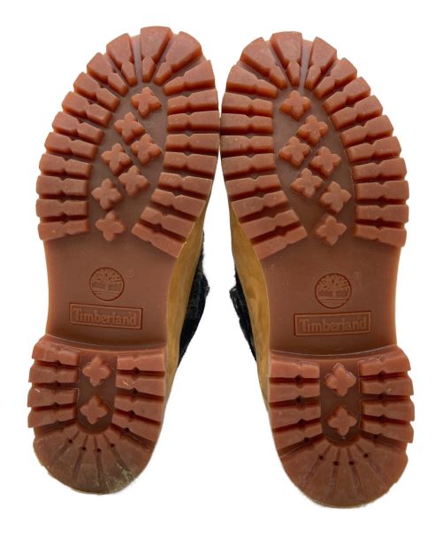 Timberland（ティンバーランド）Timberland (ティンバーランド) WOOLRICH (ウールリッチ) ロールトップブーツ キャメル×グレー サイズ:26.5の古着・服飾アイテム