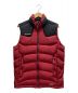 MARMOT（マーモット）の古着「ダウンベスト」｜レッド×ブラック