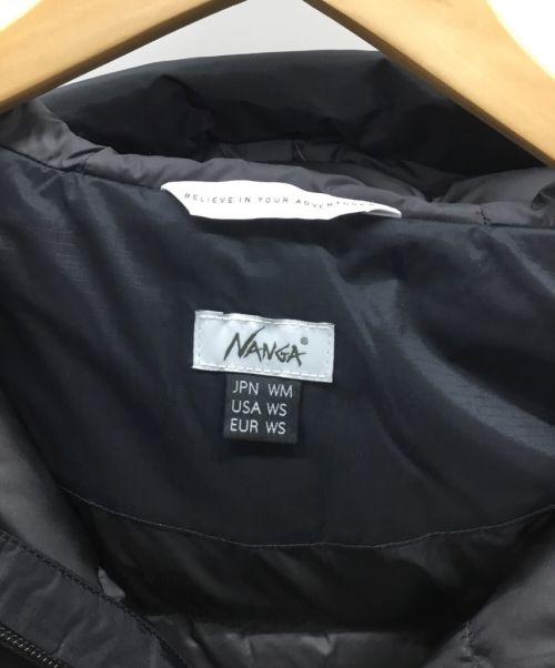 NANGA（ナンガ）NANGA (ナンガ) ダウンジャケット ブラック サイズ:Mの古着・服飾アイテム