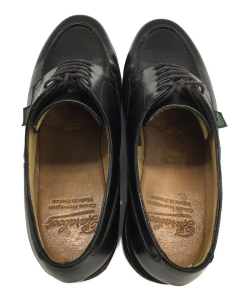 PARABOOT（パラブーツ）PARABOOT (パラブーツ) Uチップシューズ ブラック サイズ:UK 6の古着・服飾アイテム